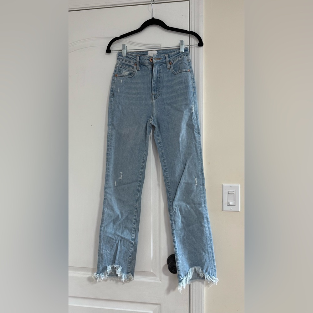 Jonathan Simkhai Light Blue Cropped Jeans